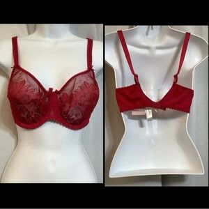 Prima Donna Bra Women’s Size UK 34D Seamless Divine Red